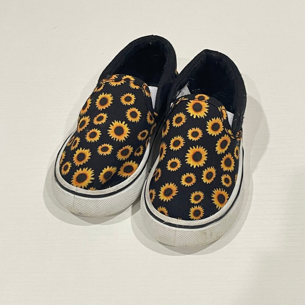 Girls Size 8 US Sports Baby Girl Shoes Sunflowers